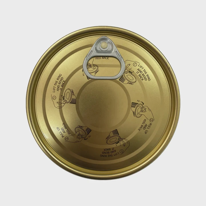 Printed Tinplate Easy Open Lid