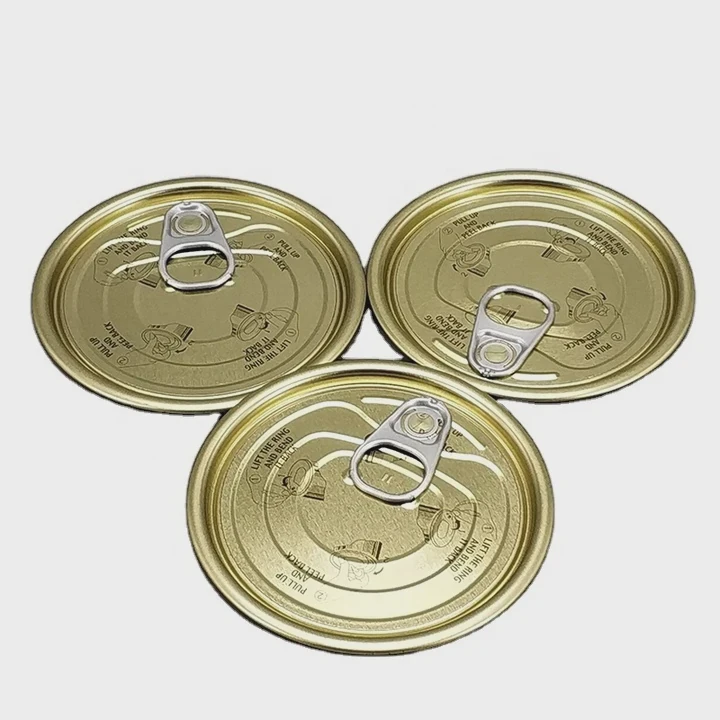 99Mm Tinplate Easy Open Lid With Pull Ring