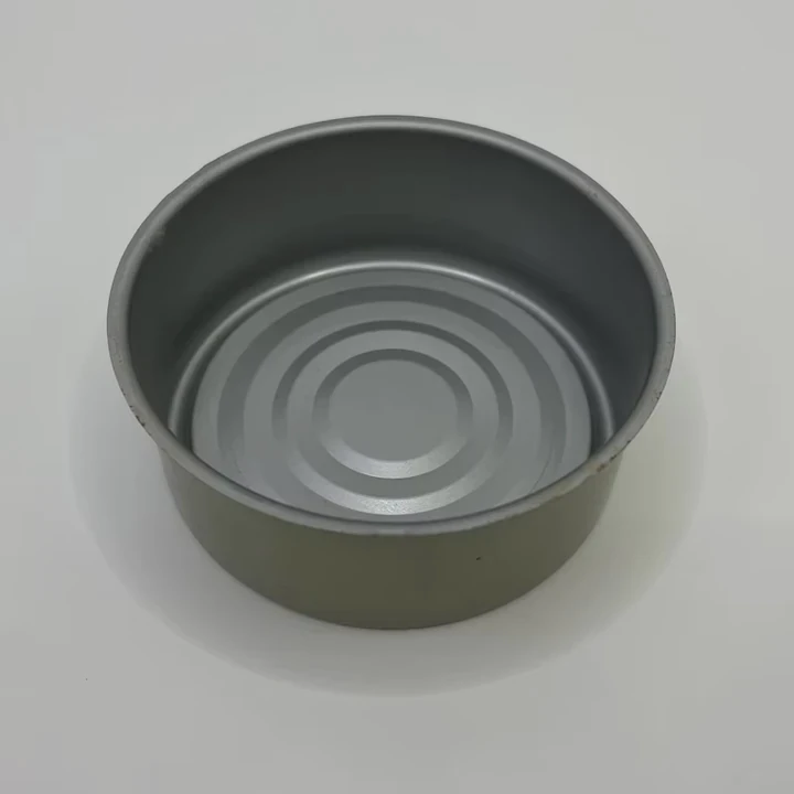 Custom Tinplate Can With Easy Open End