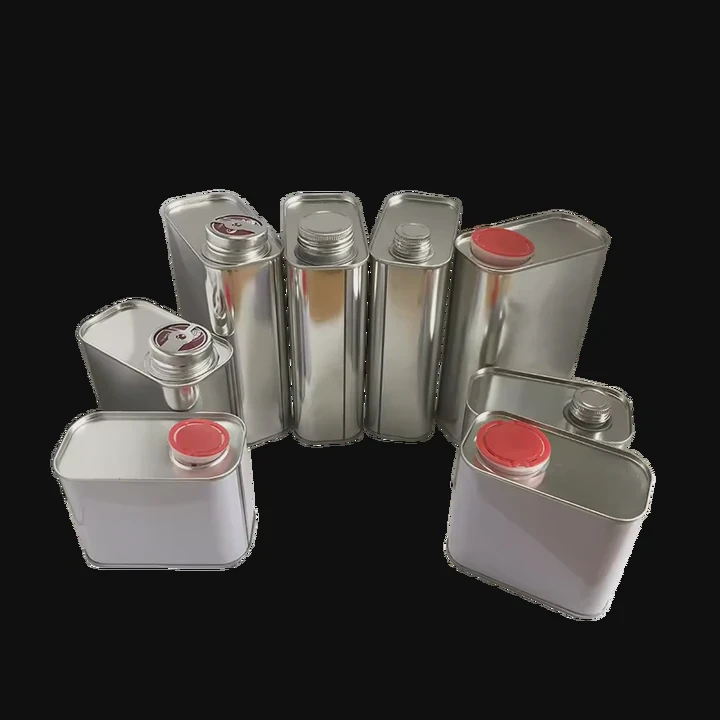 Tinplate Oil Can With Easy Open End