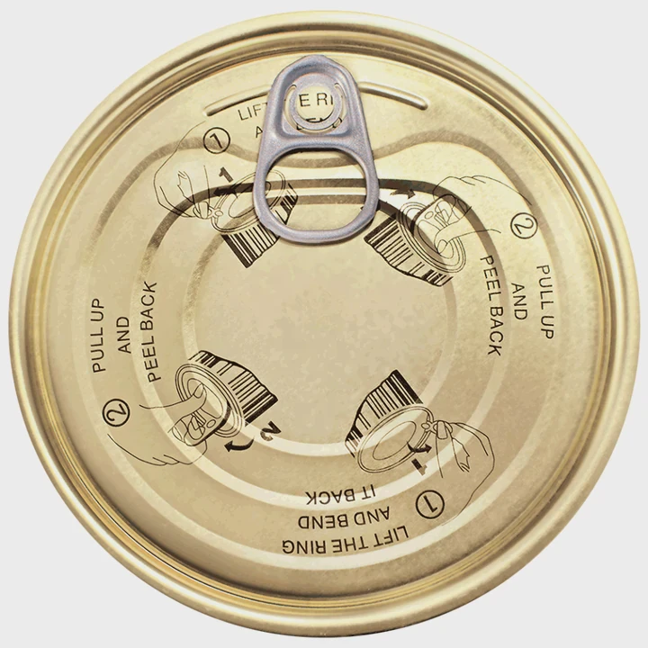 401 Tinplate Easy Open End For Food Cans