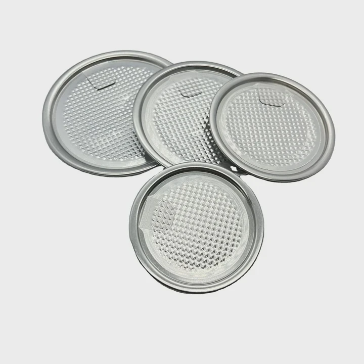 83Mm Foil Peel-Off Can Lids Easy Open