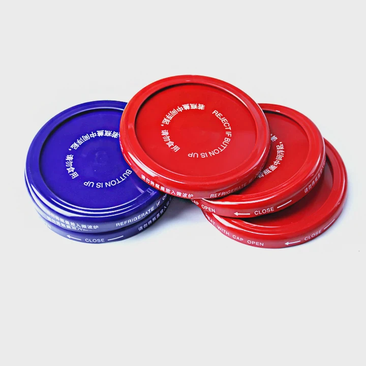 82Mm Custom Colored Mason Jar Lug Caps