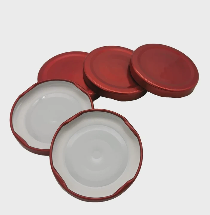 Metal Lug Lid Twist Off Pop Top Glass Jar Cap