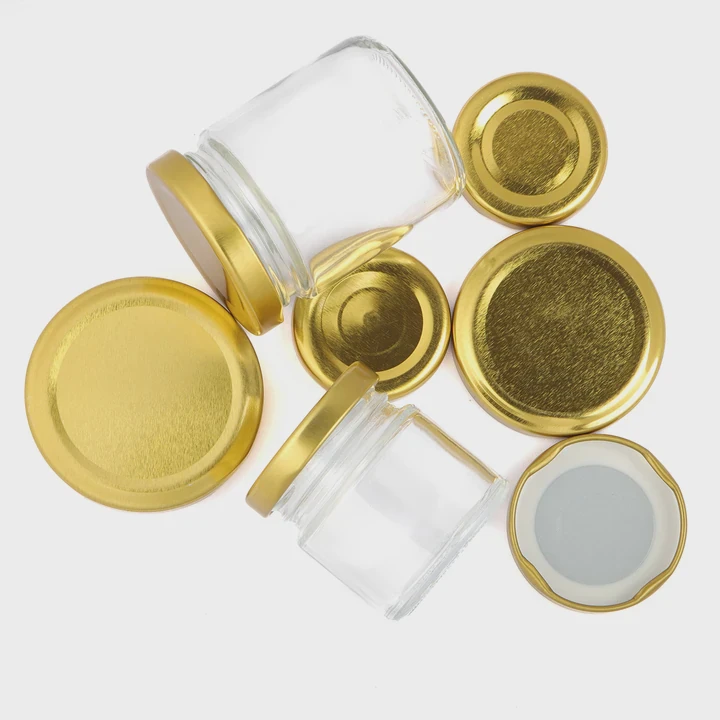 Custom Logo Tinplate Lug Caps Custom Logo Tinplate Lug Caps