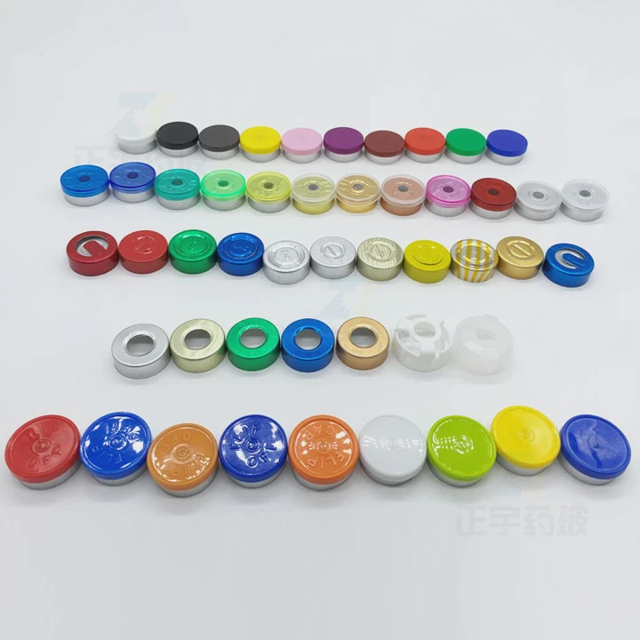 Pharma Aluminum Plastic Flip Caps 13-27Mm Oem