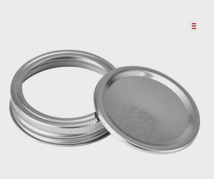 7086Mm Wide Mouth Mason Jar Metal Lids Airtight