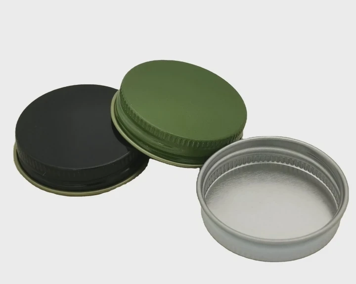 Custom Aluminum Screw Lid Bottle Jar Food Grade