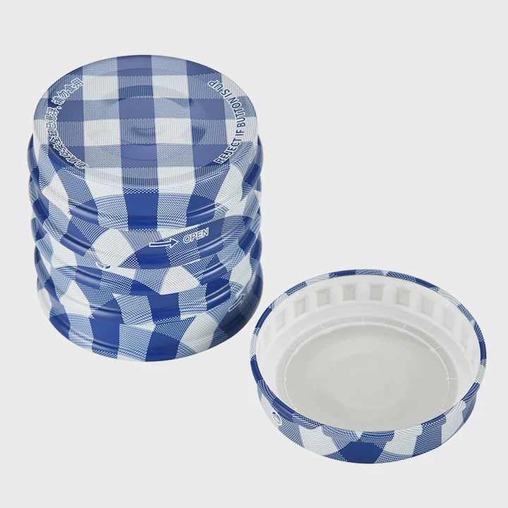 Custom Printed Twist-Off Jar Lids Food Grade
