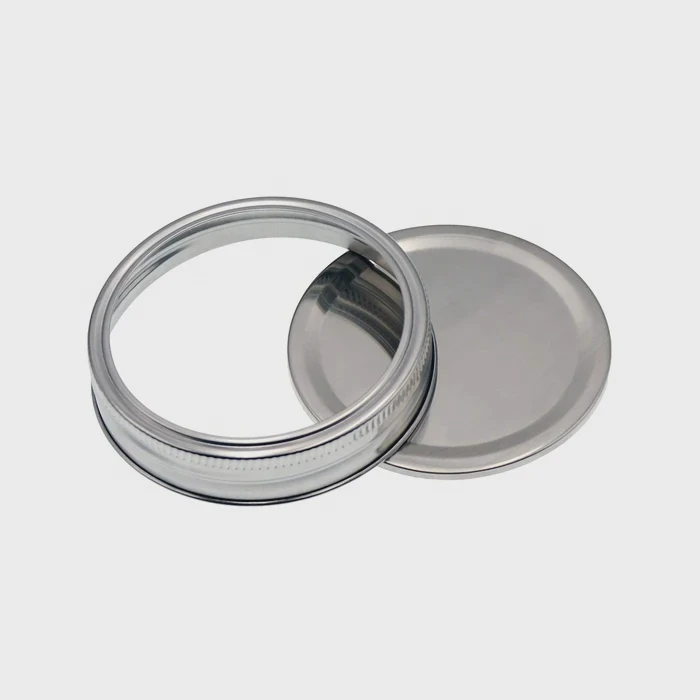 86Mm Stainless Steel Mason Jar Lid Rustproof Split