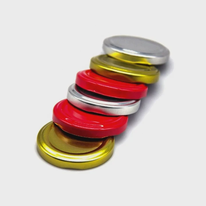 Glass Jar Lug Lids Printed Twist Off Caps