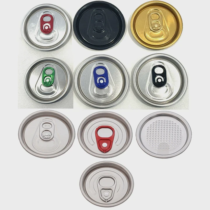 55Mm Pet Soda Can Aluminum Eoe Lid 202#