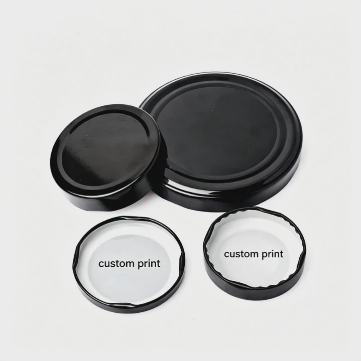Safety Button Tinplate Jar Lids 38-82Mm