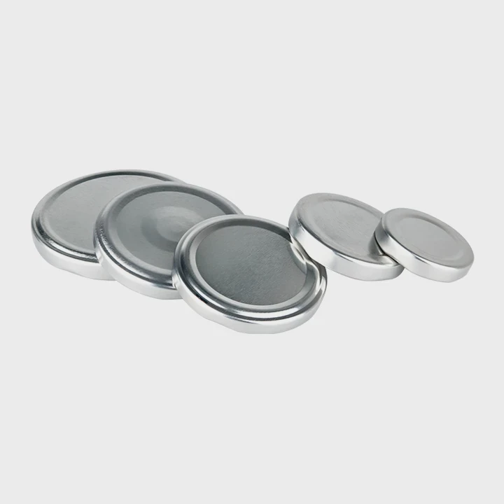 Silver Tinplate Twist Lug Caps