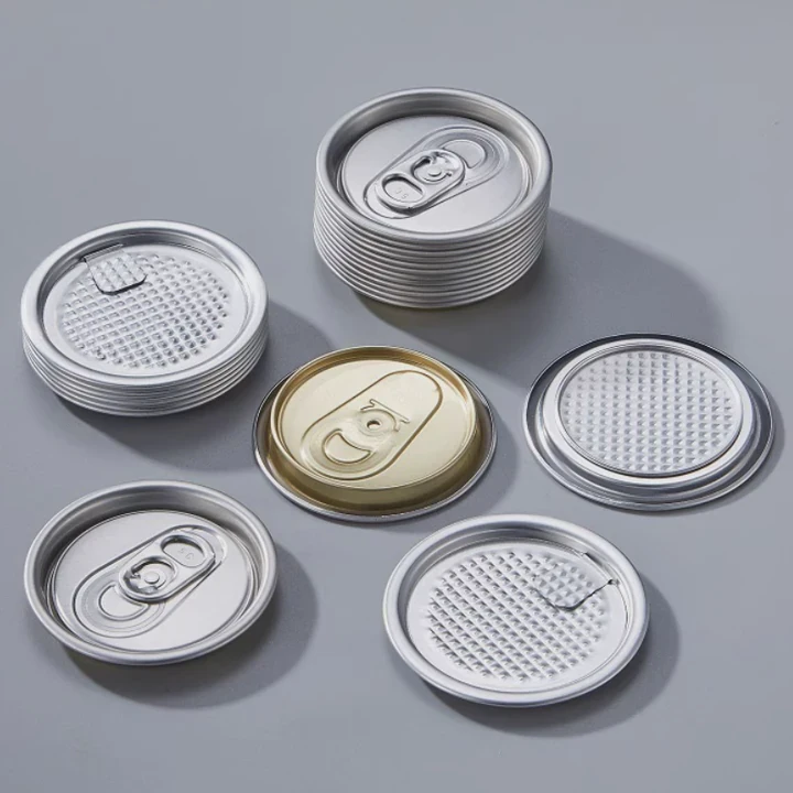 Printed Aluminum Pull Ring Eoe Beverage Lid