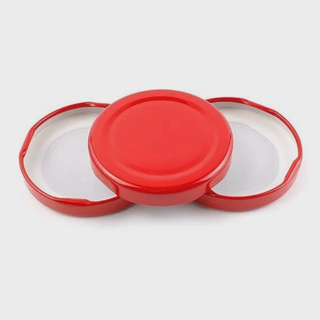 Red Tinplate Twist Lug Cap