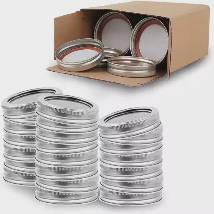 70Mm Mason Jar Color Separator Lid Wide Mouth