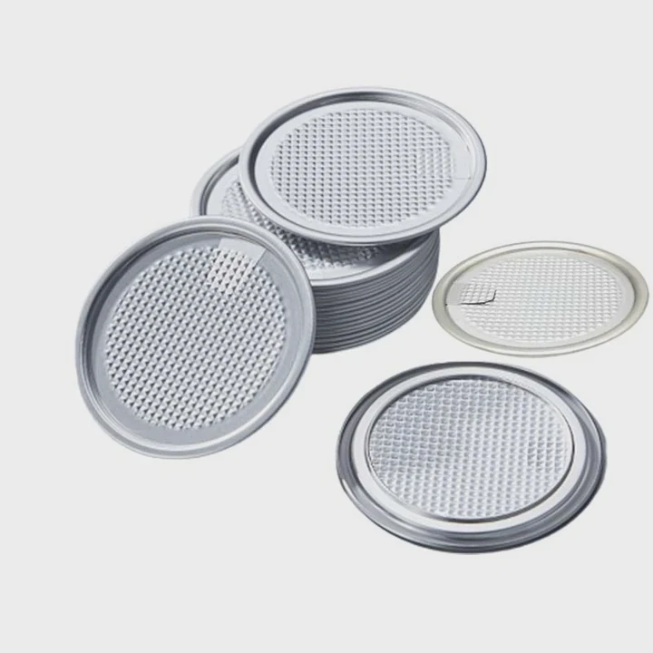 126.5Mm Foil Peel Off Lid 502# Milk Powder Can