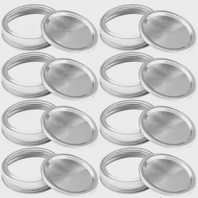 7086Mm Mason Jar Split Canning Lid Two-Piece