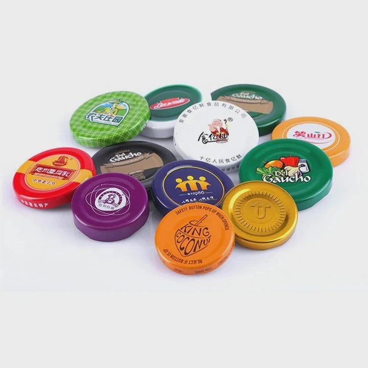 Tinplate Twist Off Lug Cap Custom Logo