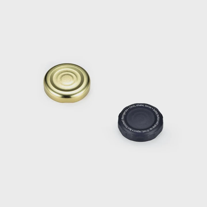 Non Spill Twist Off Lug Cap 82Mm